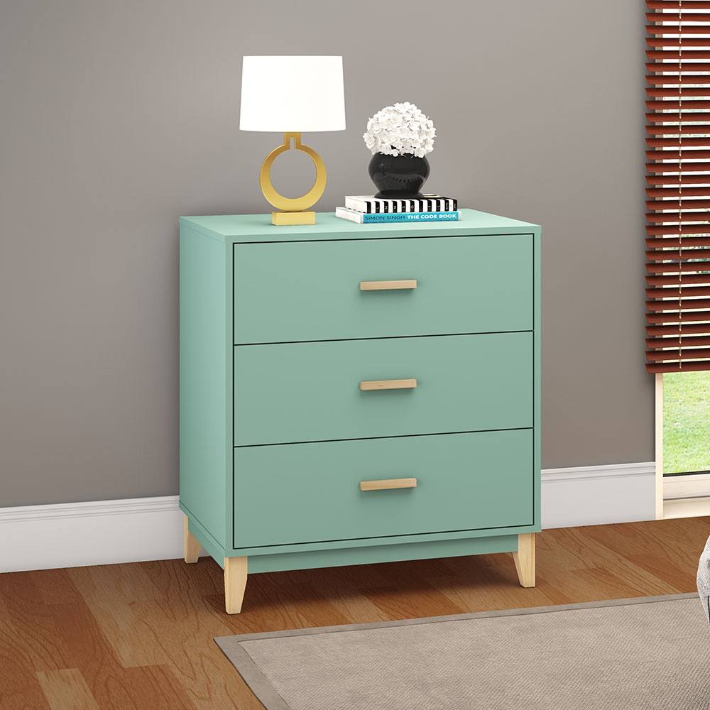 Cômoda 03 Gavetas LE 6008 Oliva